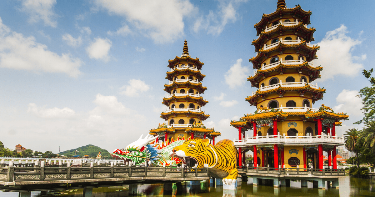 dragon and tiger pagodas