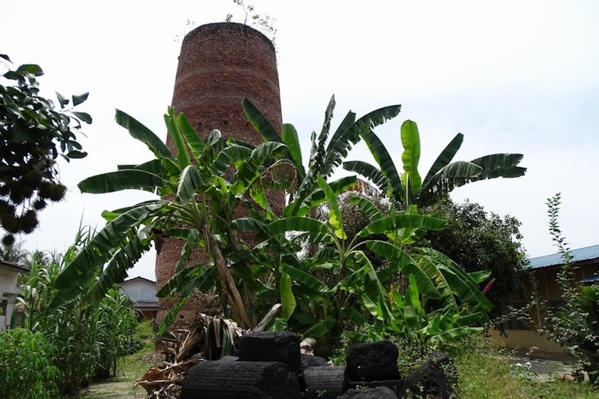 Japanese Carbide Factory Chimney