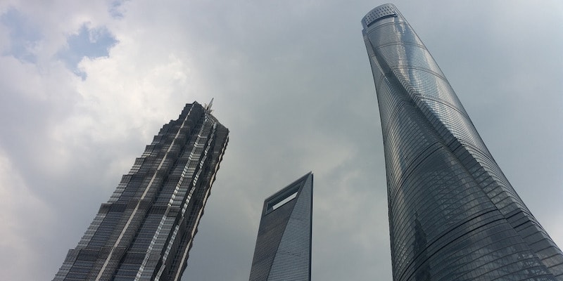 pudong skyscrapers