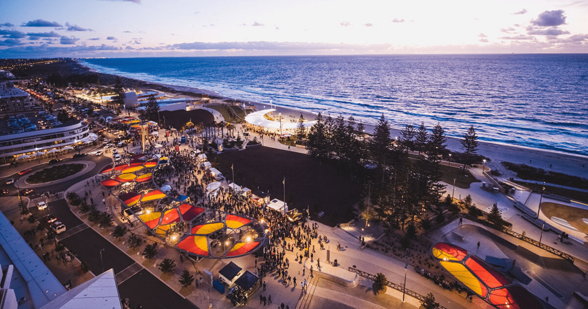 scarborough beach sunset markets